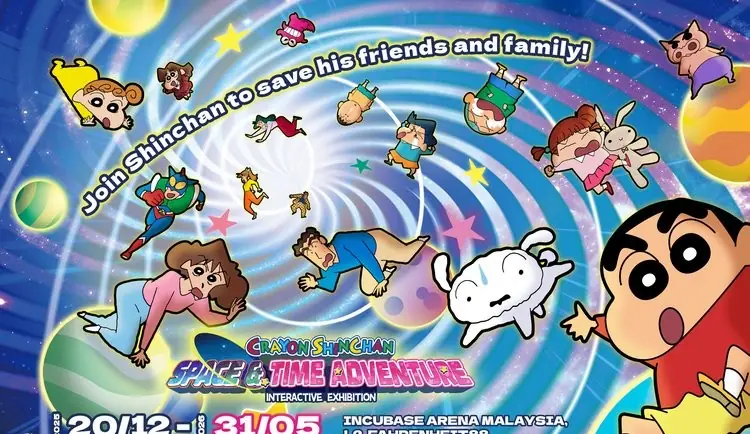 crayon shinchan space & time adventure interactive exhibition