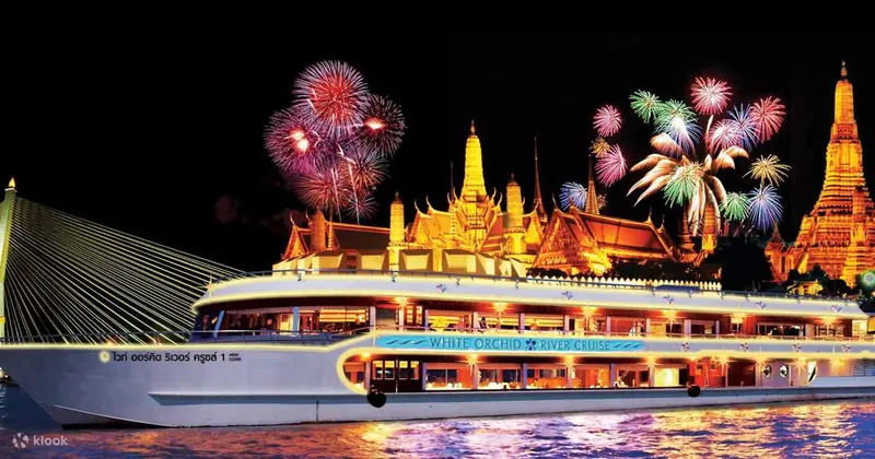 chao phraya white orchid cruise in bangkok