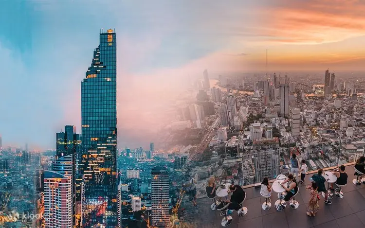 mahanakhon skywalk in bangkok
